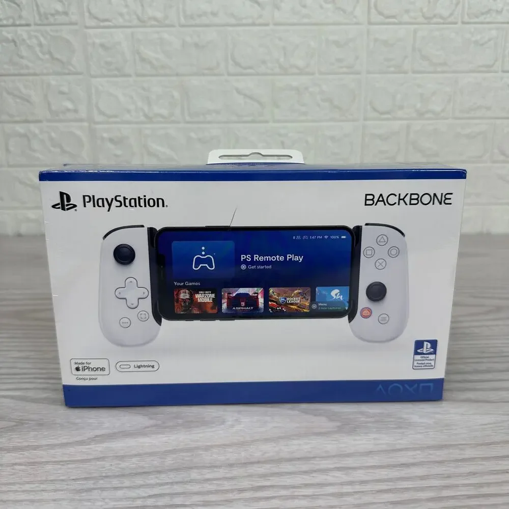 PlayStation Backbone Mobile Gaming Controller iPhone Lightning Edition BB-02-W-S